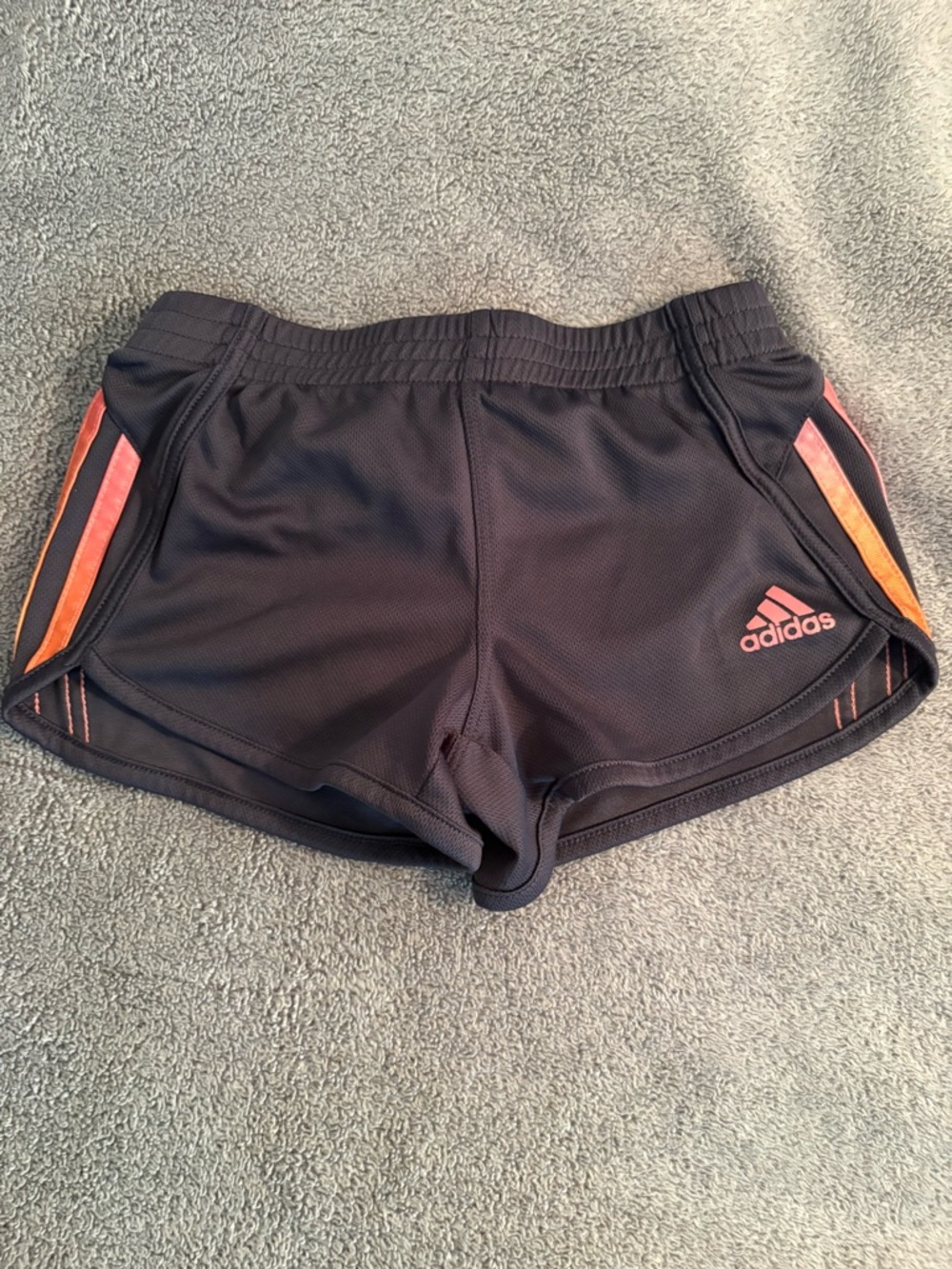 Adidas Girls Toddler Shorts 3T Blue Orange